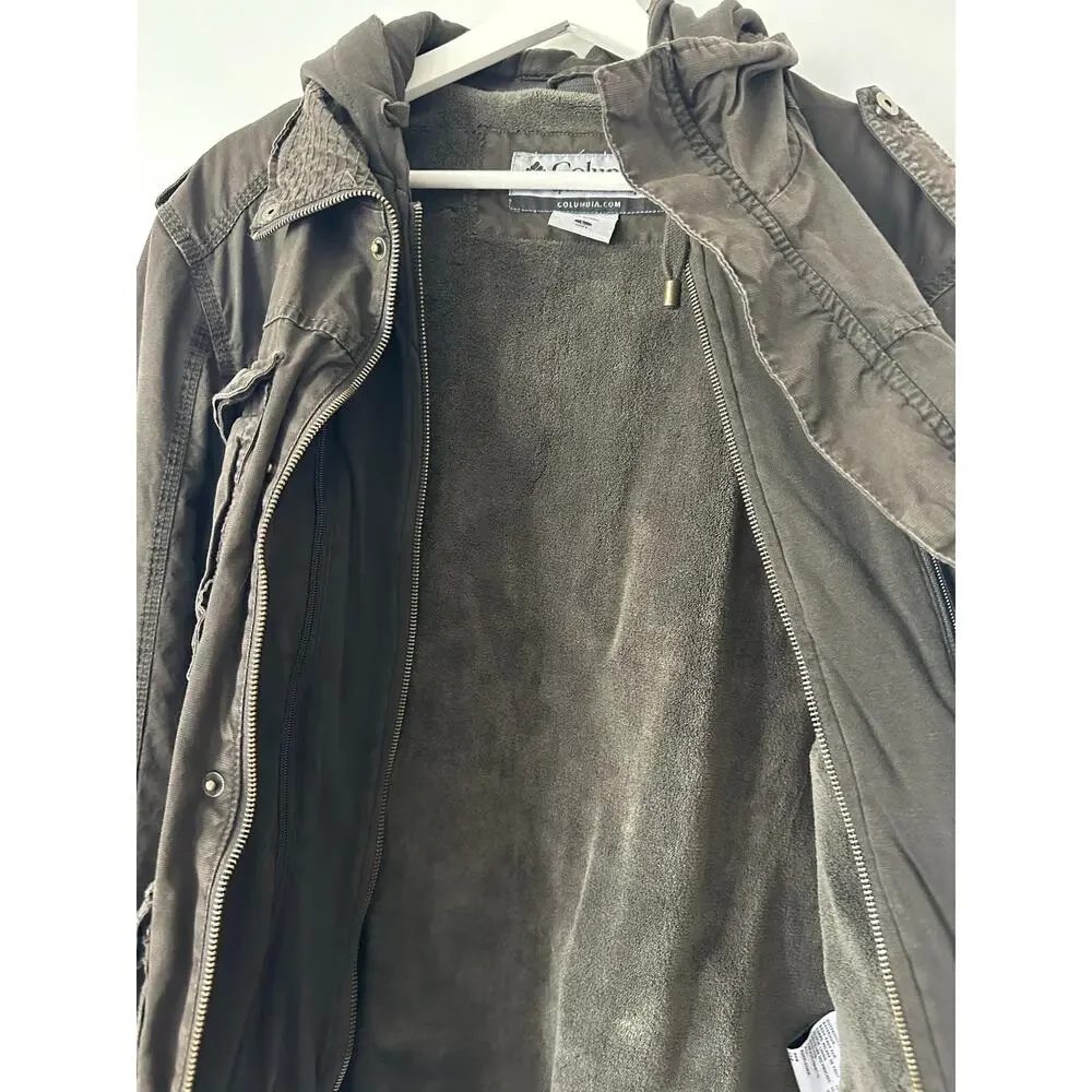 Columbia Utility Hooded Jacket size Large